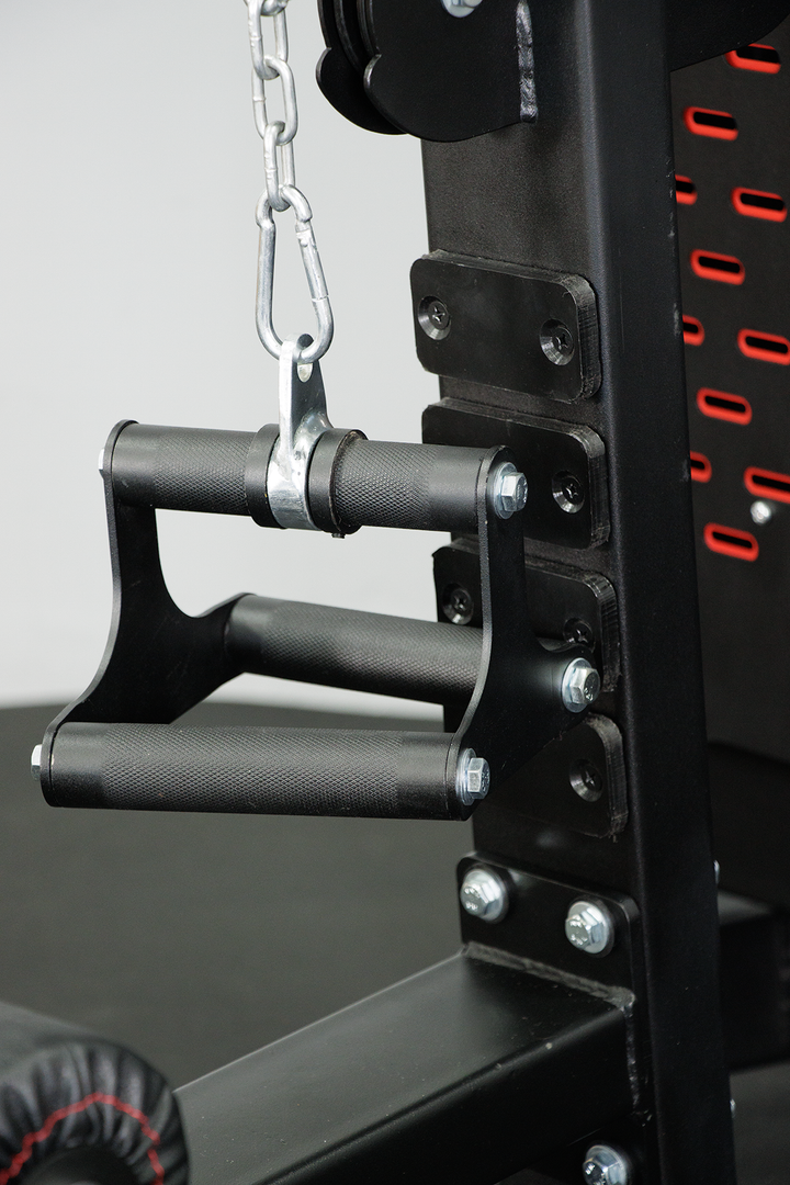 Body Iron Commercial Pro Elite Lat Pull Down / Low Row Machine