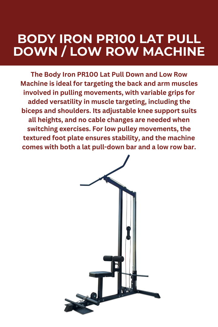 Body Iron PR100 Lat pull down / Low Row Machine