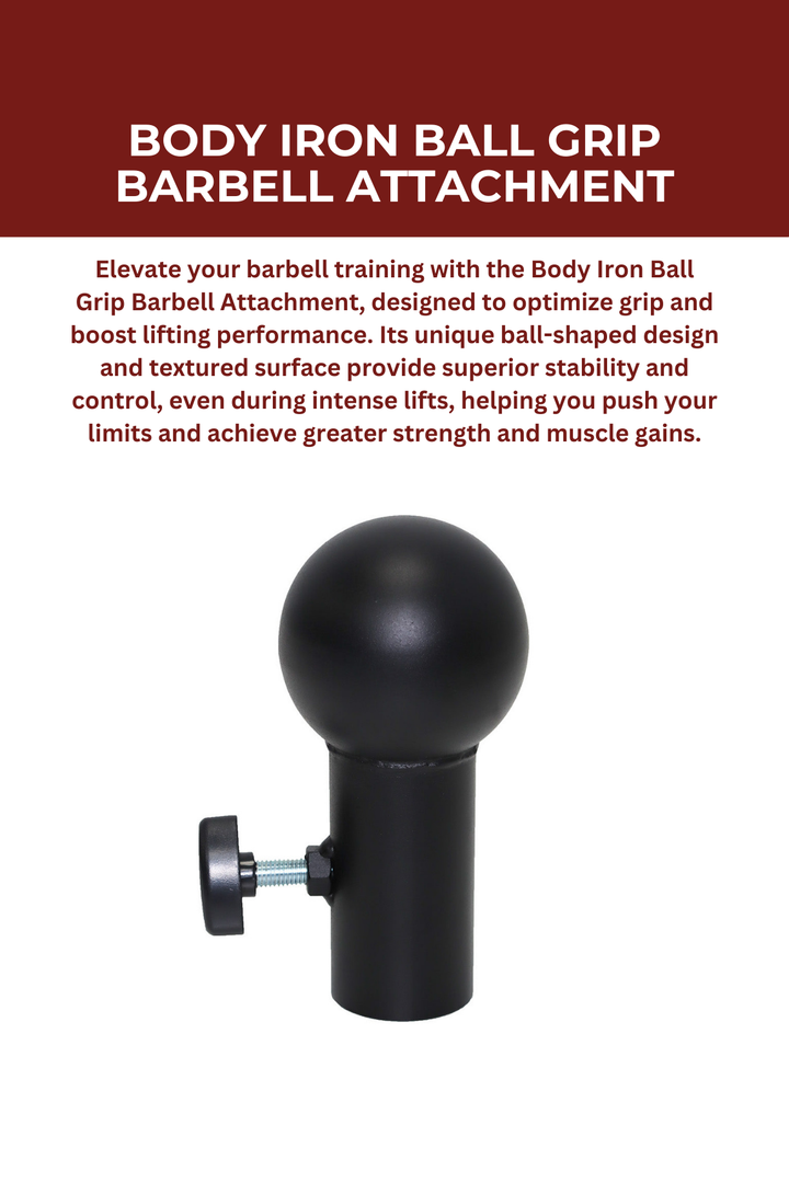 Body Iron Ball Grip Barbell Attachment