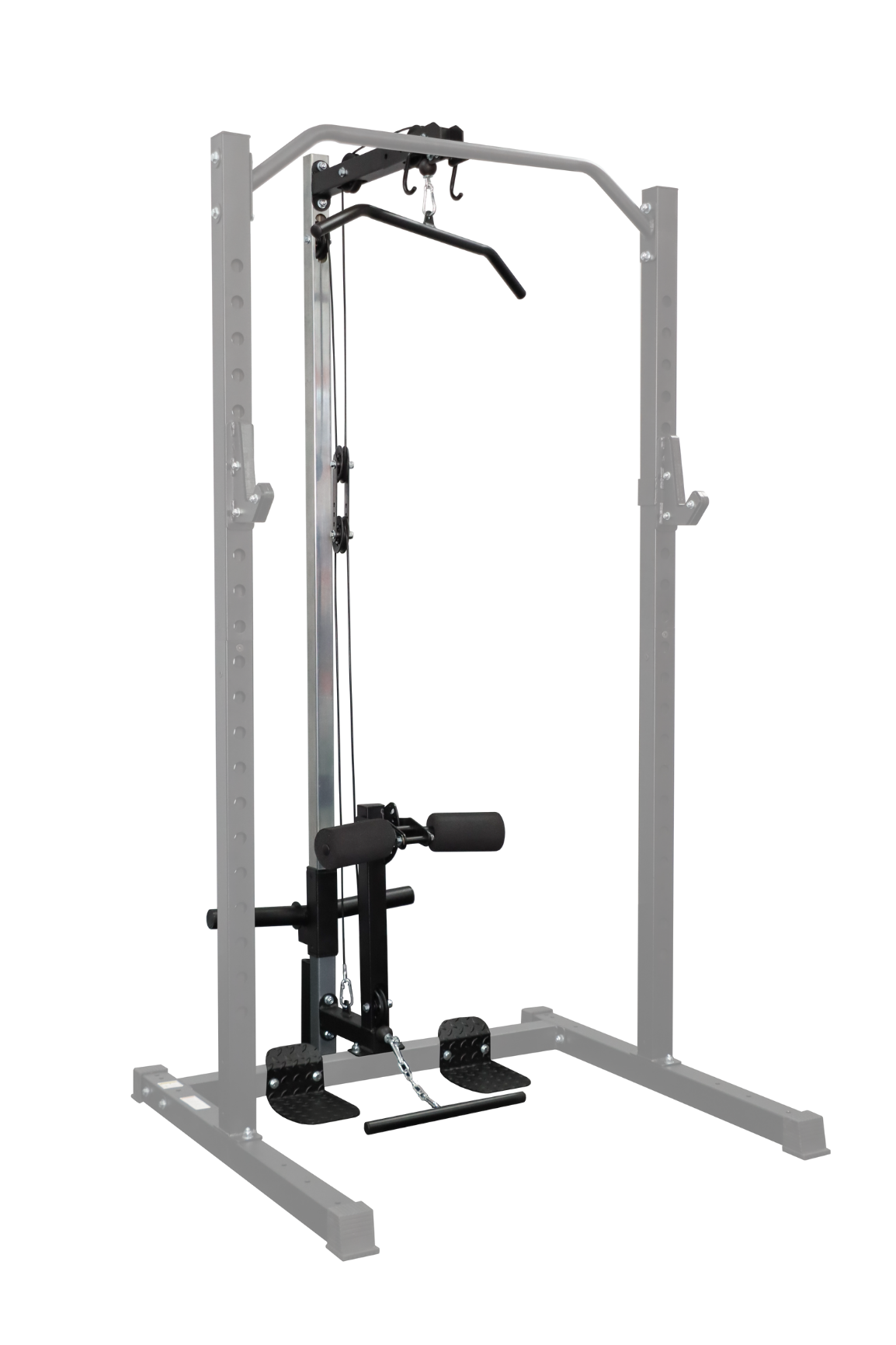 Lat Pull Down Low Row Power Rack Attachment – Body Iron