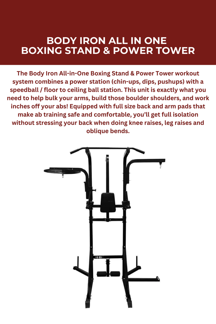 Body Iron All in One Boxing Stand & Power Tower