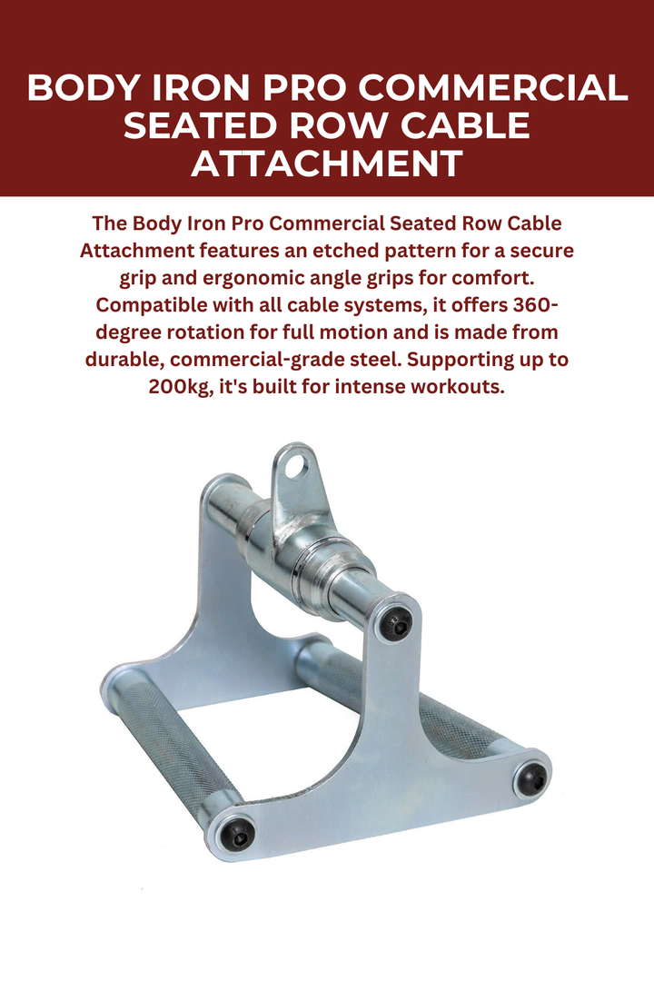 Body Iron Pro Commercial Seated Row Cable Attachment