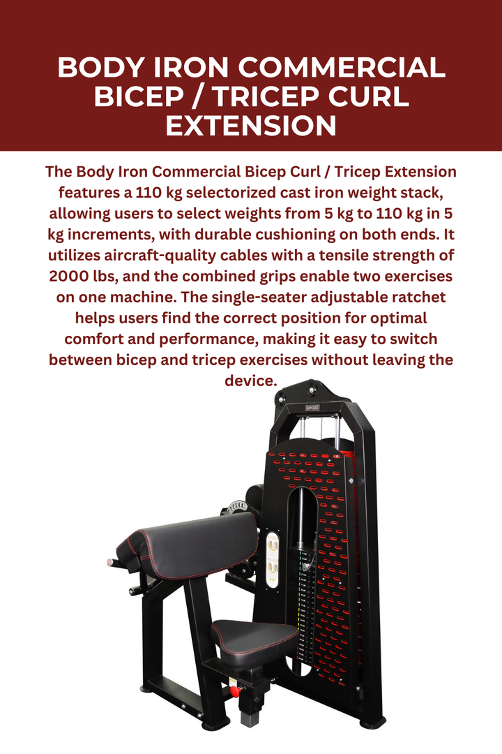 Body Iron Commercial Bicep / Tricep Curl Extension