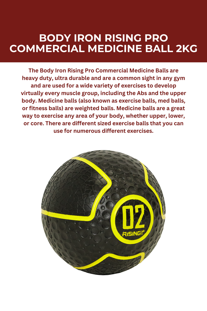Body Iron Rising Pro Commercial Medicine Ball 2KG