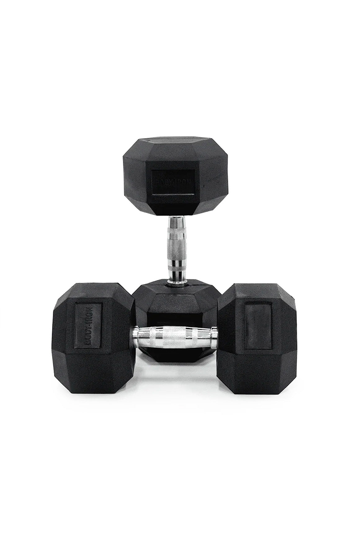 25kg Body Iron Hex Dumbbell Pair
