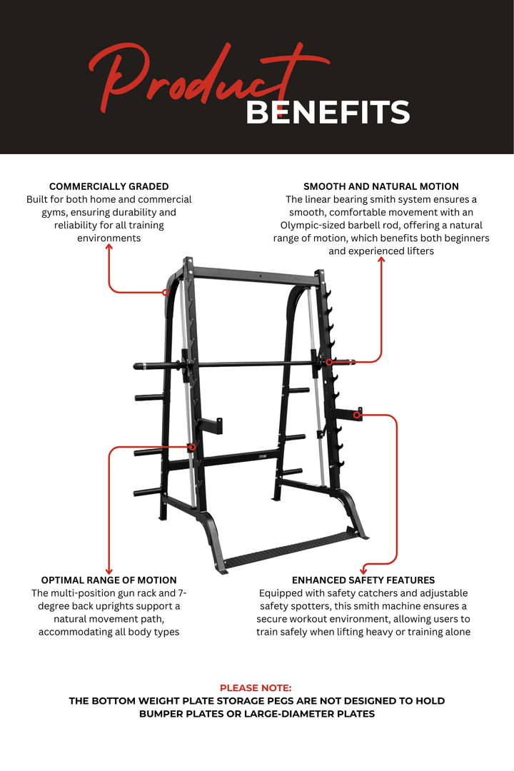 Body Iron Commercial Pro Club Smith Machine
