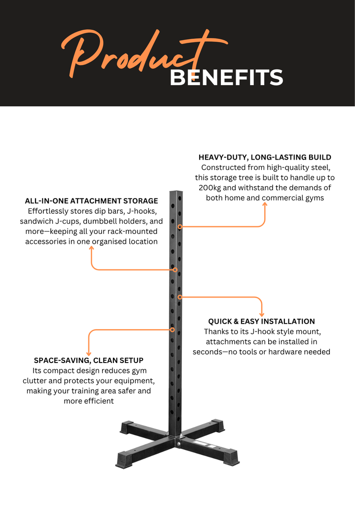 Body Iron Attachment Storage Tree 60mm X 60mm
