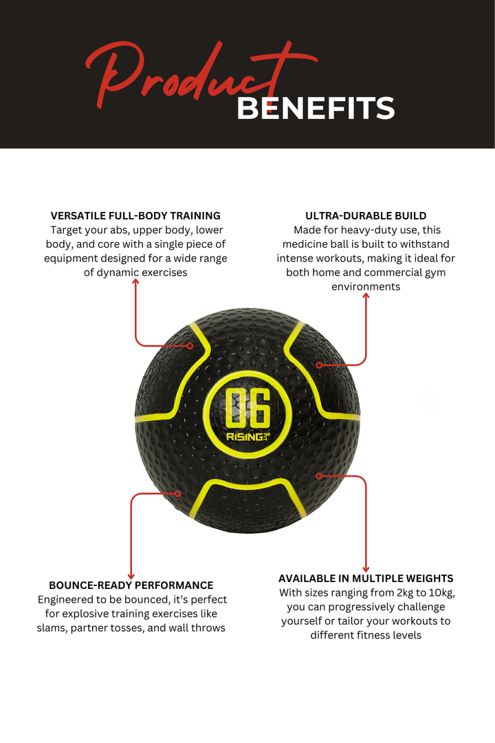 Body Iron Rising Pro Commercial Medicine Ball 6KG