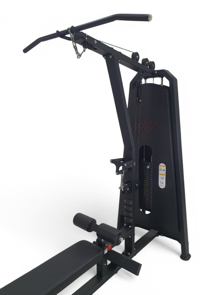 Body Iron Commercial Pro Elite Lat Pull Down / Low Row Machine