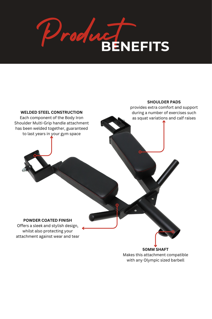 Body Iron Shoulder Multi-Grip Handle Attachment