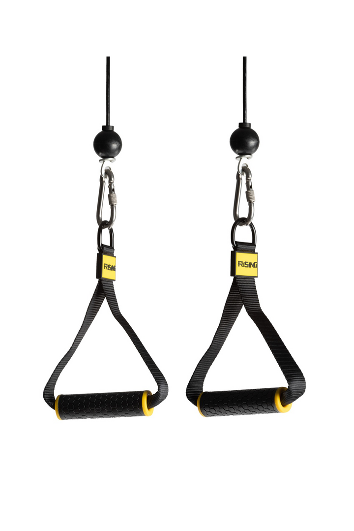 Body Iron Rising Padded Single Handle Cable Attachment Pair