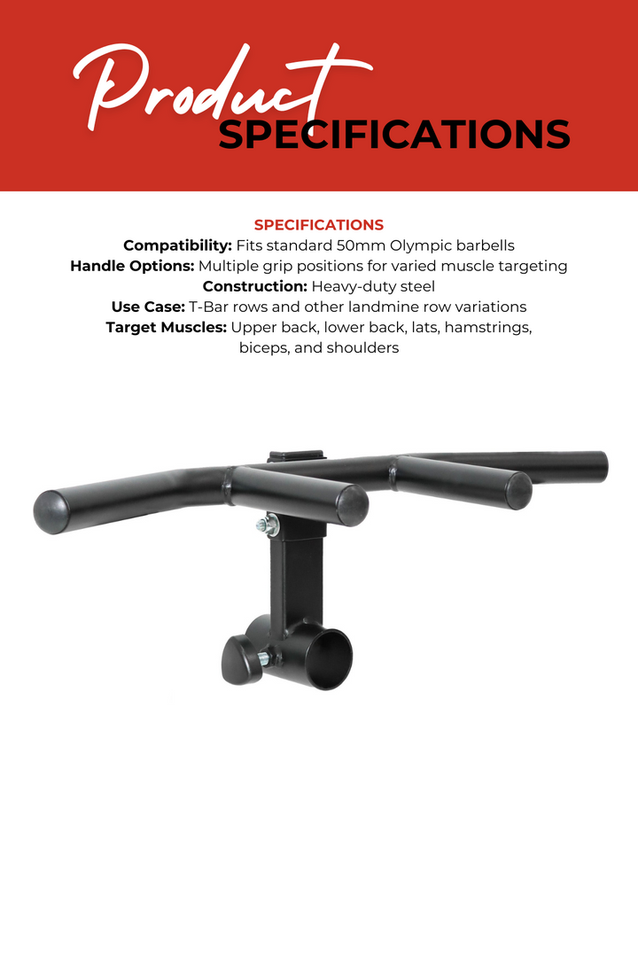 Body Iron T Bar Row Multi Grip Attachment