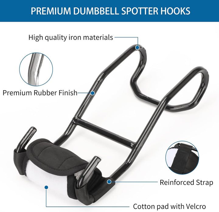 Dumbbell Spotter Hooks