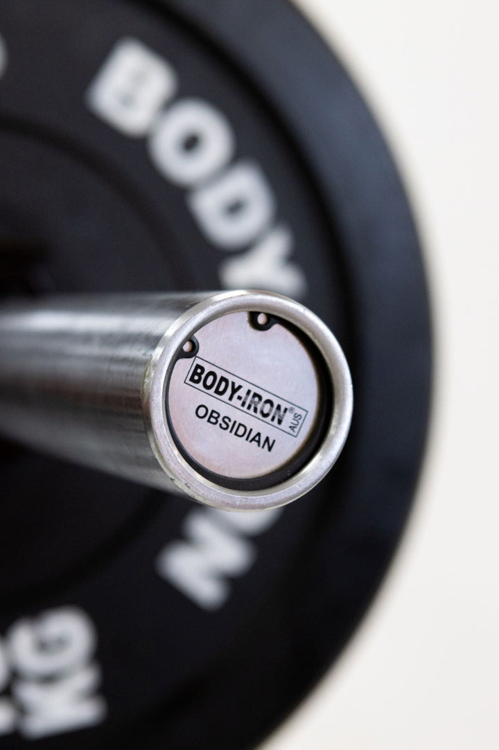 Body Iron 7ft Obsidian Commercial Olympic Barbell Rated 2000lbs