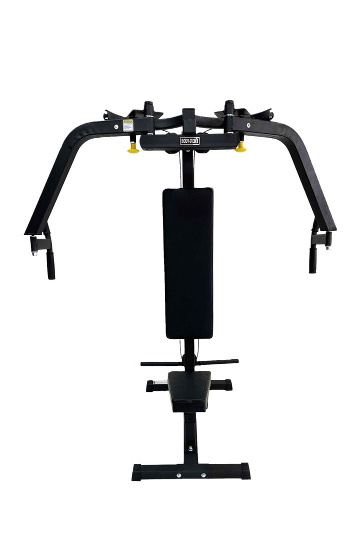 Black Pec Dec and Rear Delt Gym Machine