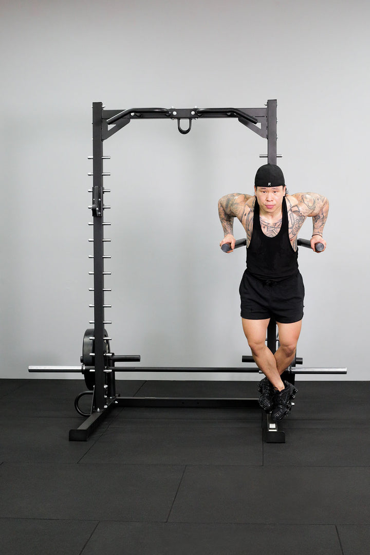 Body Iron Smith Machine Half Rack Set