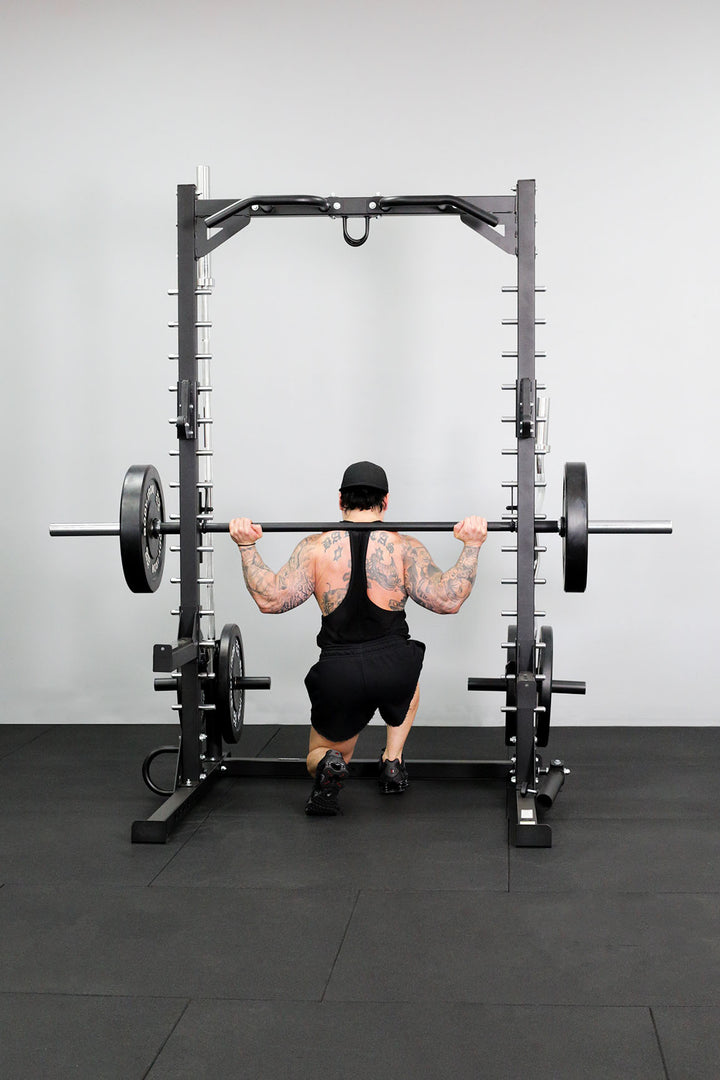 Body Iron Smith Machine Half Rack Set