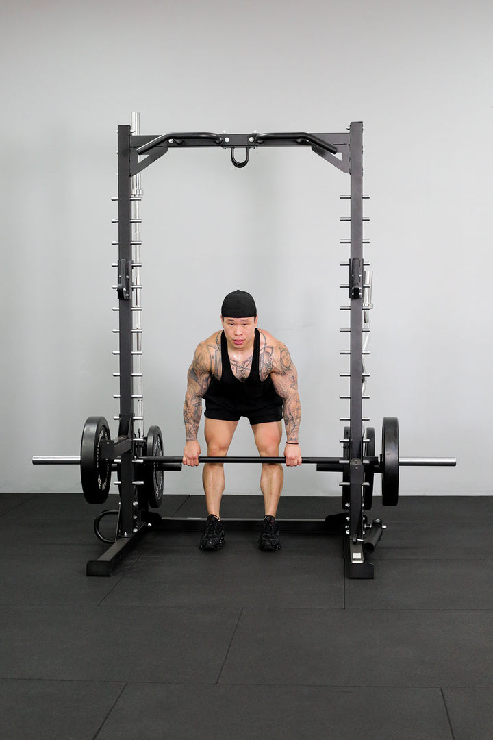 Body Iron Smith Machine Half Rack Set