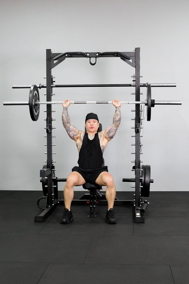 Body Iron Smith Machine Half Rack Set