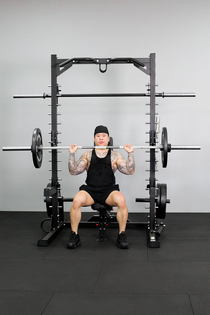Body Iron Smith Machine Half Rack Set