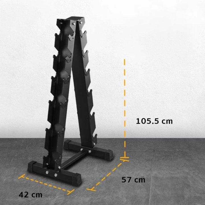 Body Iron Vertical Dumbbell Rack 6 Pairs