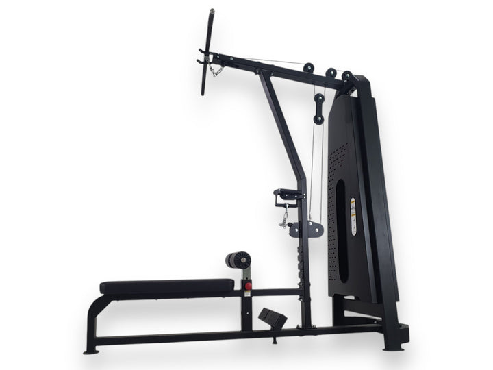 Body Iron Commercial Pro Elite Lat Pull Down / Low Row Machine