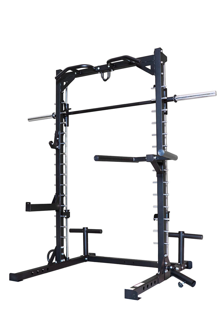 Body Iron Smith Machine Half Rack Set