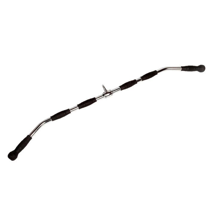 Body Iron Commercial 122cm Revolving Lat Pull Down Bar Cable Attachment