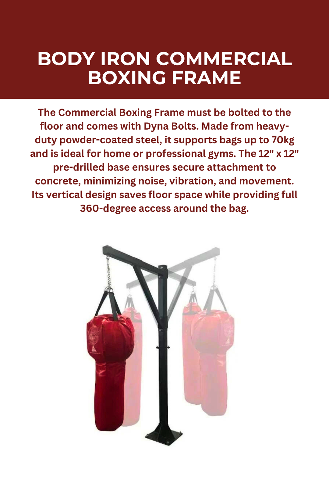 Commercial Boxing Frame – Body Iron