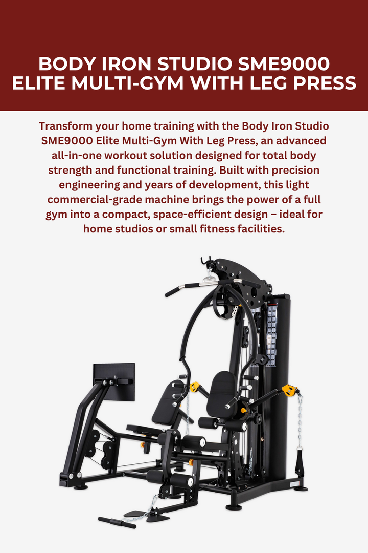 Body Iron Studio SME9000 Elite Multi-Gym With Leg Press