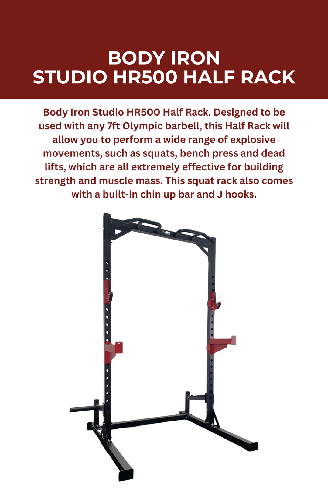 Body Iron Studio HR500 Half Rack