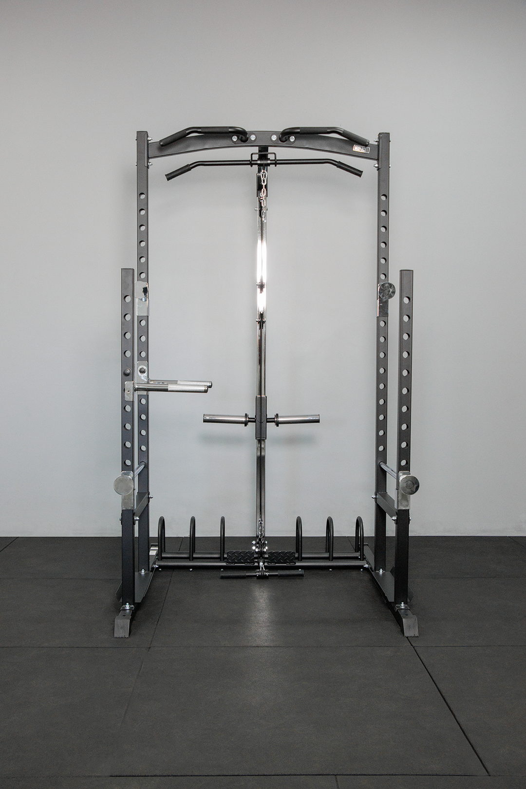 Body Iron SRL995 Squat Rack with Lat Pulldown & Seated Row