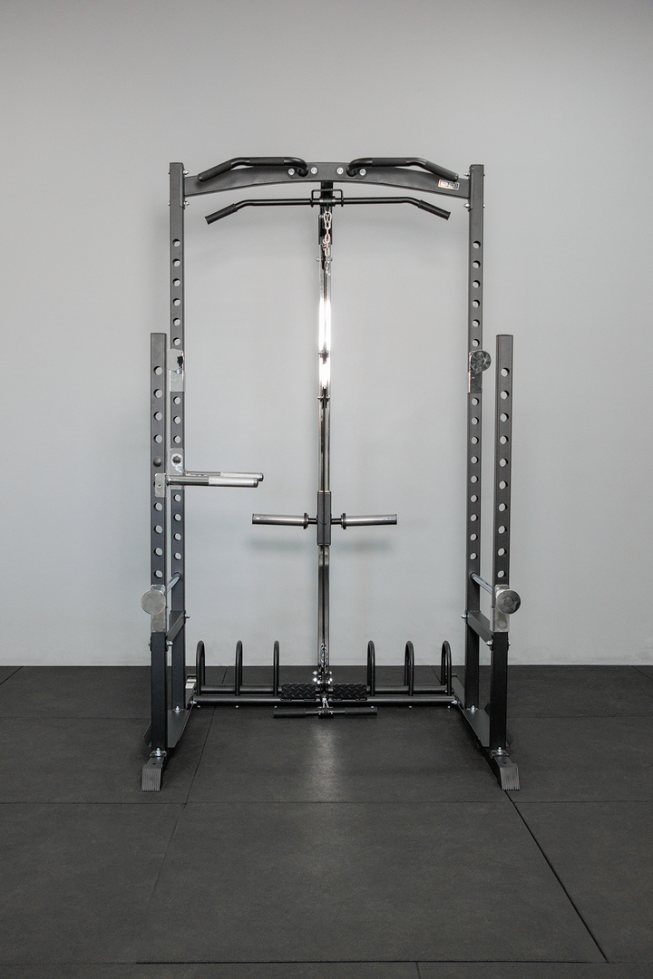 Body Iron SRL995 Squat Rack with Lat Pulldown & Seated Row