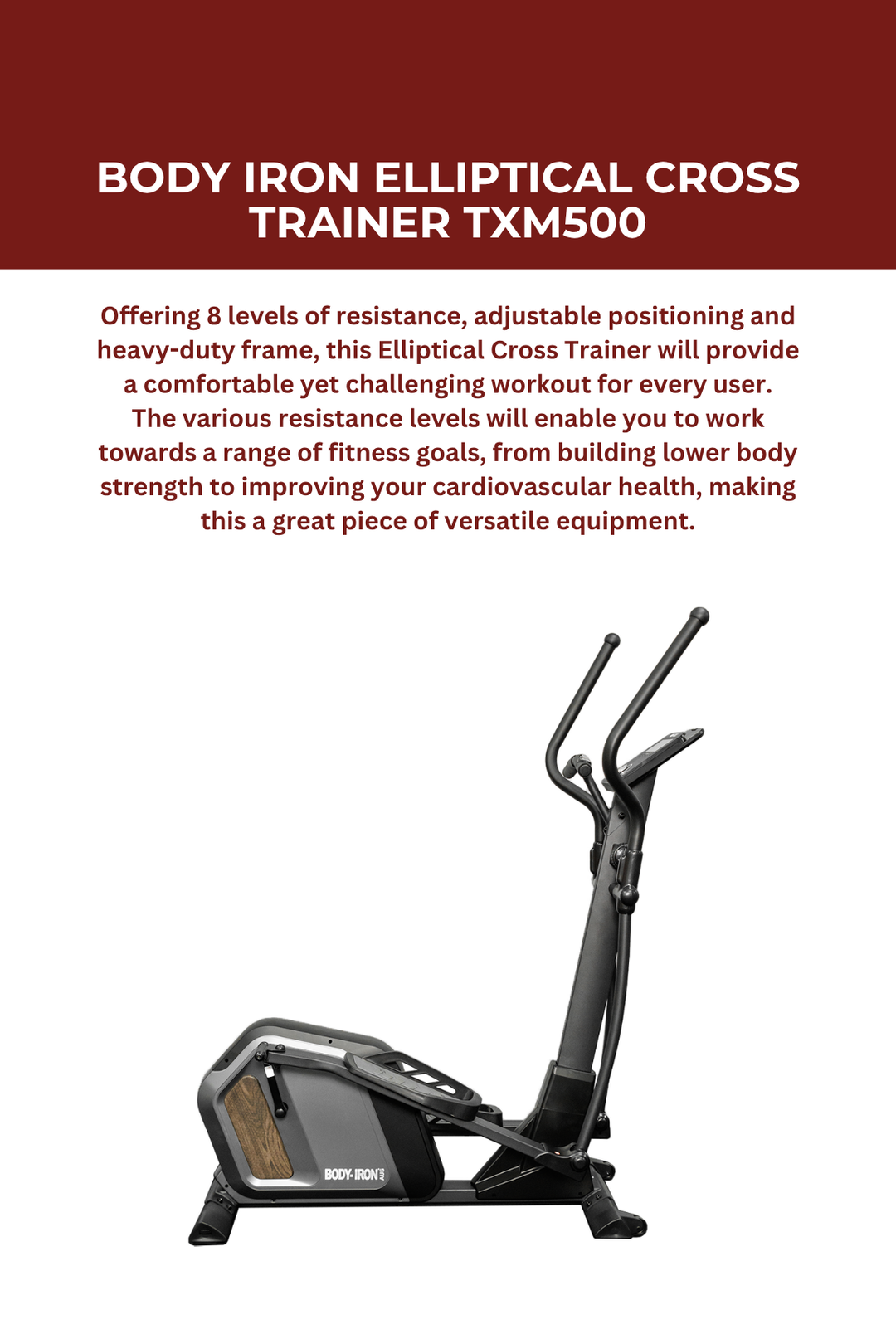 BodyIron Elliptical Cross Trainer TXM500