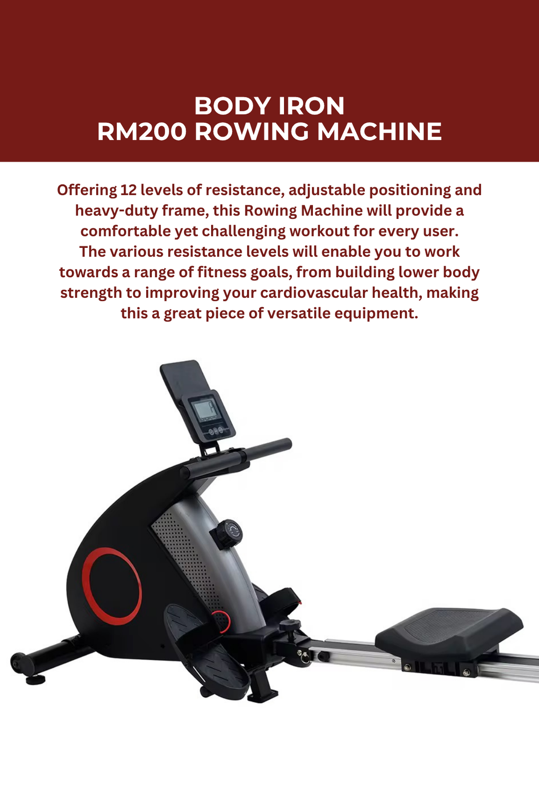 Body Iron RM200 Rowing Machine