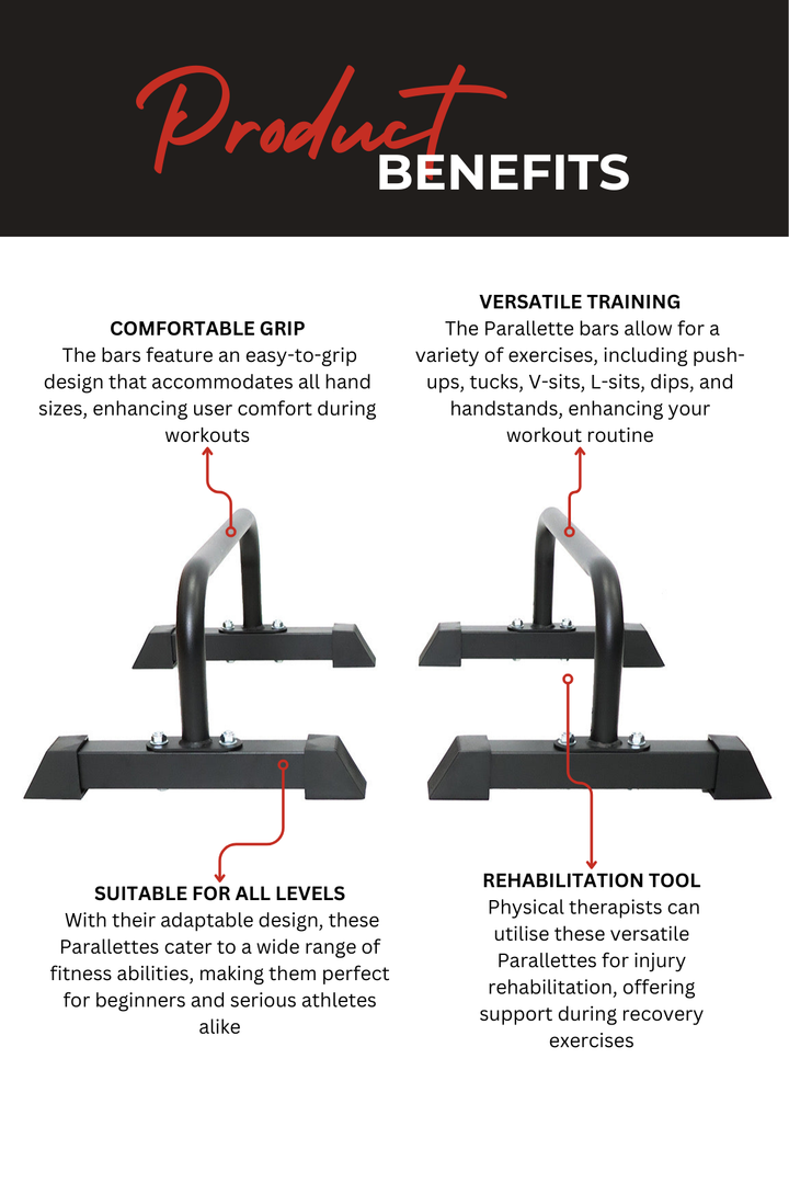 Body Iron Parallette Push Up Bars