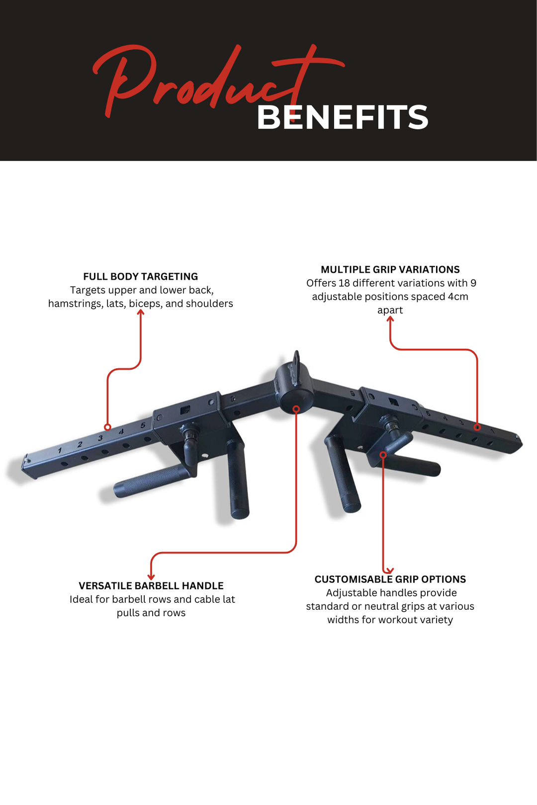 Body Iron Pro Multi Grip Attachment