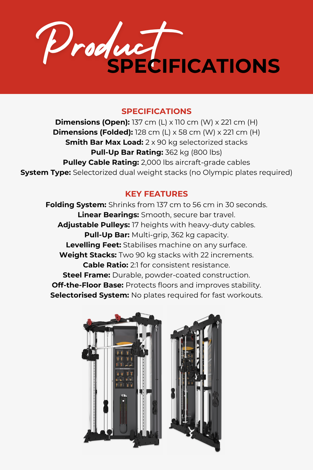 Body Iron Studio S300 Foldable All In One Trainer