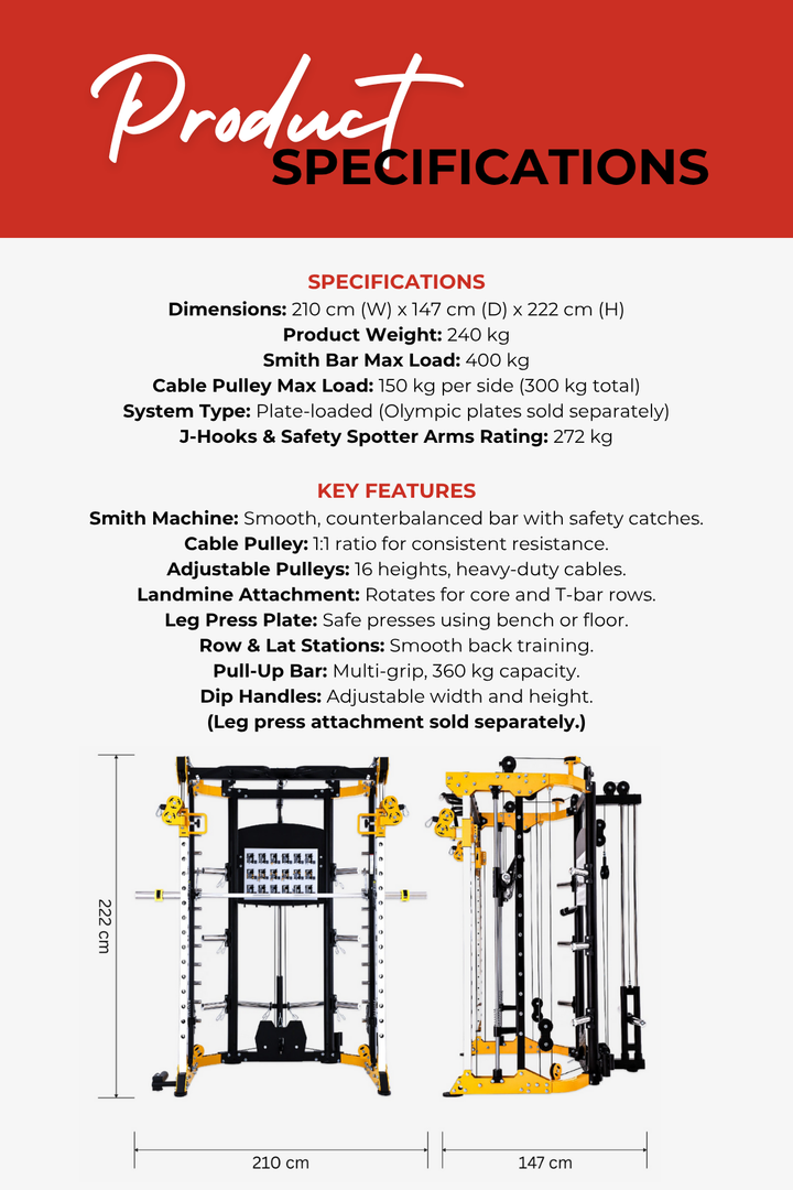Body Iron Studio FTS150 All In One Trainer