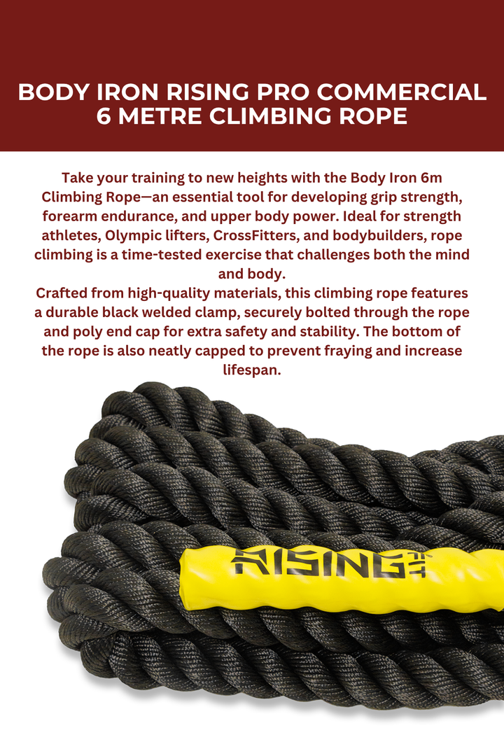 Body Iron Rising Pro Commercial 6 Metre Climbing Rope