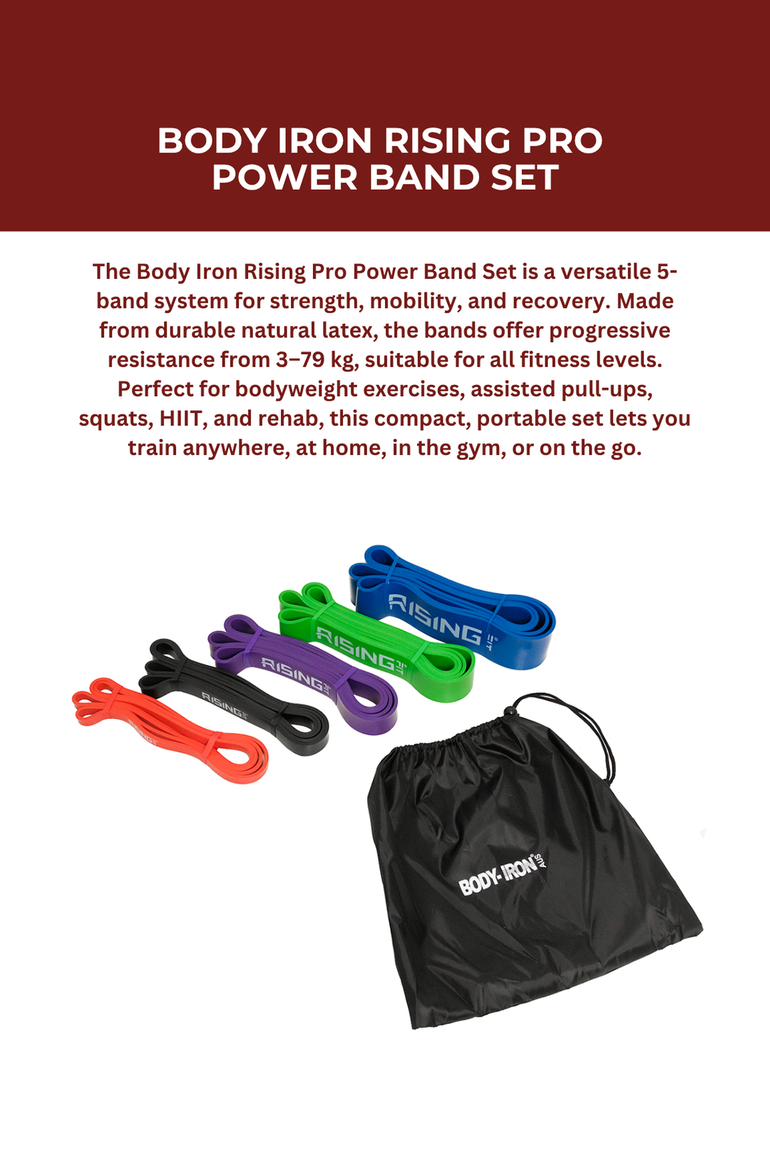Body Iron Rising Pro Power Band Set