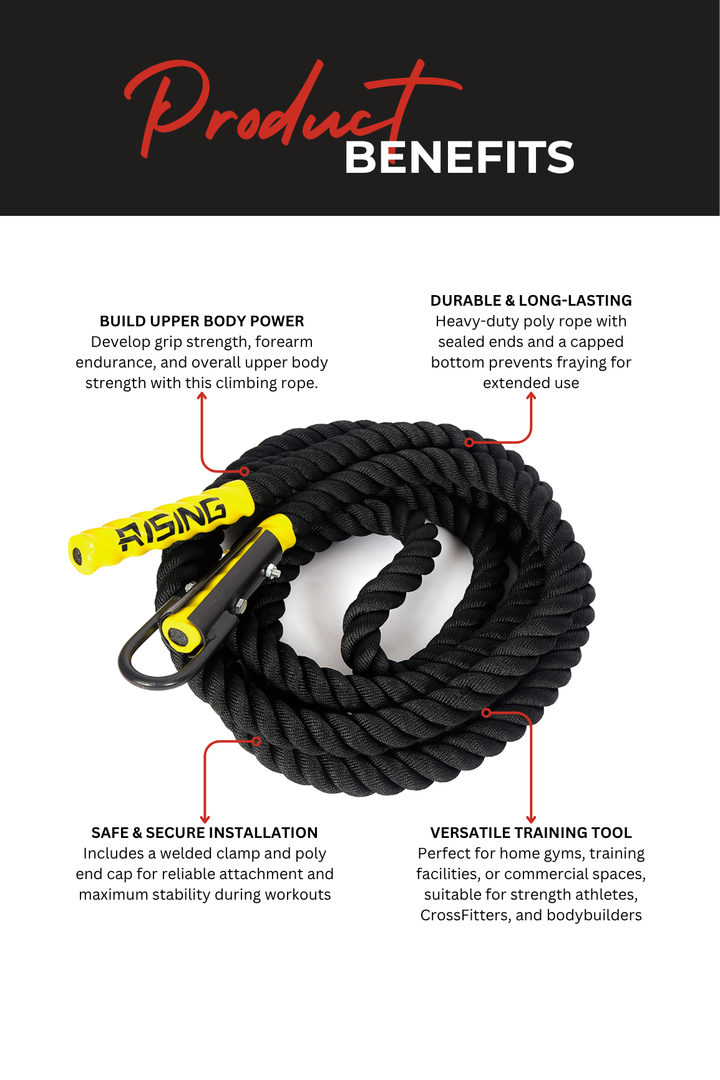 Body Iron Rising Pro Commercial 6 Metre Climbing Rope
