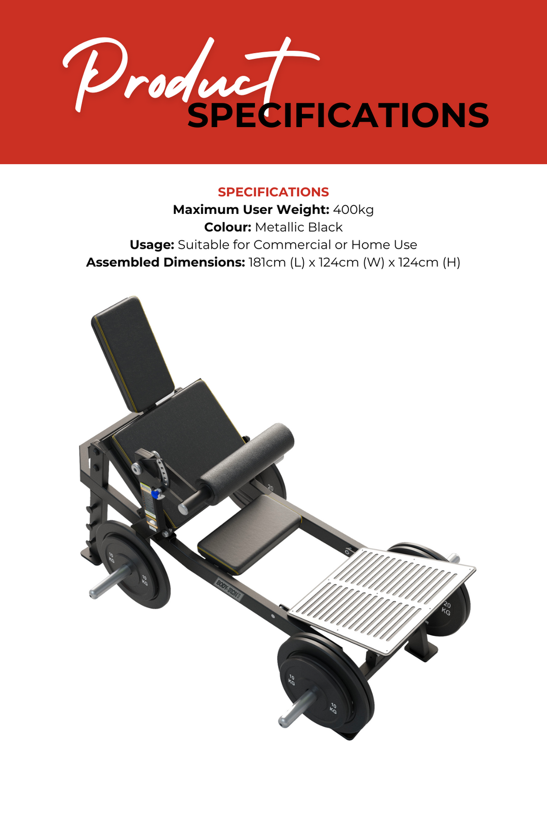 Body Iron Commercial Pro Hip Thrust V2