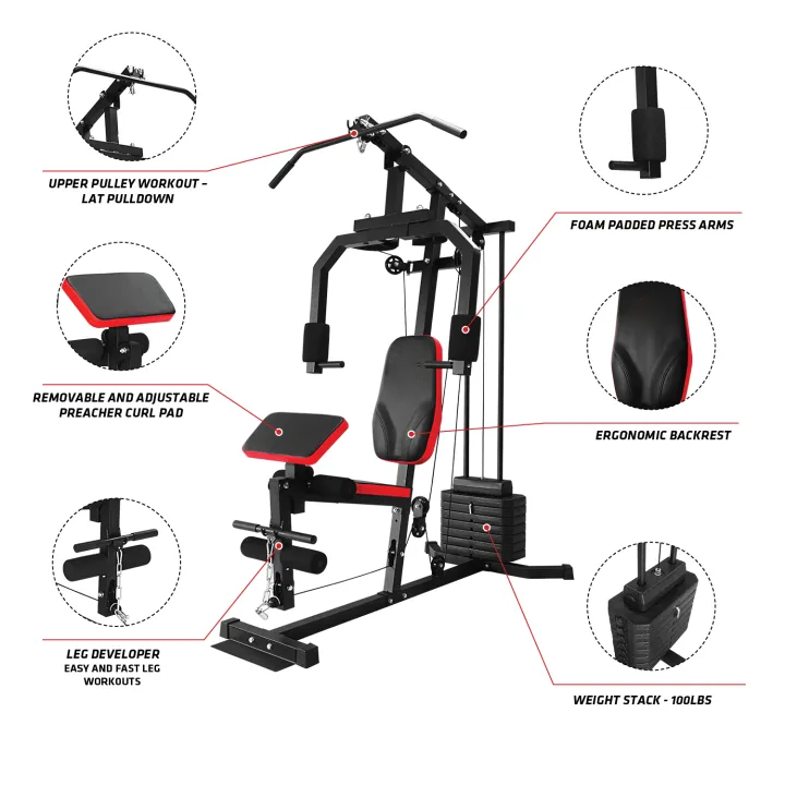 Body Iron Multi Station Home Gym BHG1000