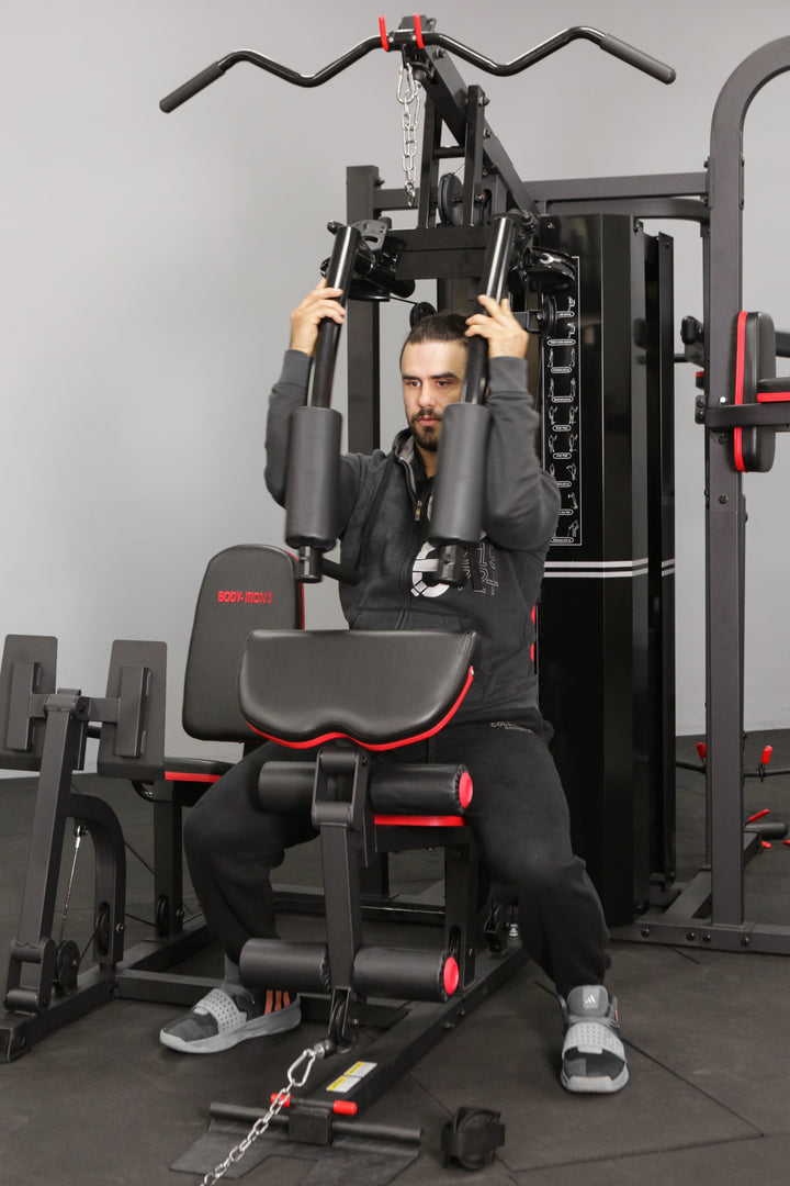 Body Iron BHG9000 Ultimate 5-Station Multi Home Gym Trainer