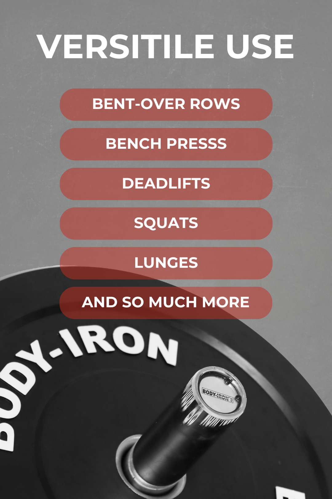 Body Iron 25Kg Pro Bumper Plate Black Pair