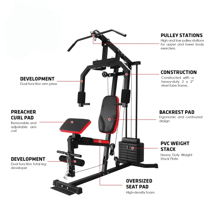 Body Iron Multi Station Home Gym BHG1000